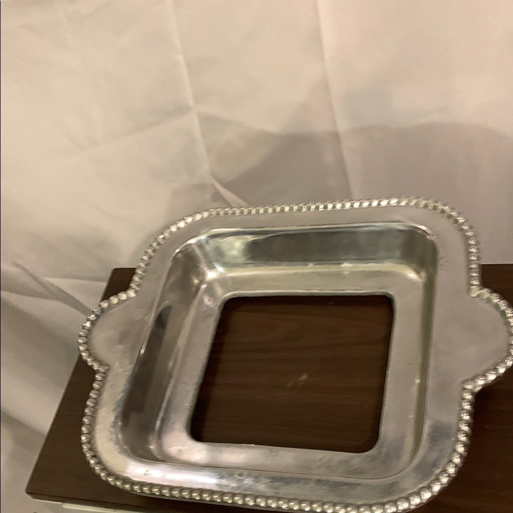 Elegant Silver Serveware Tray